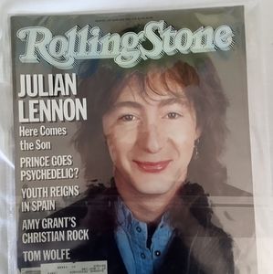 Vintage Rolling Stone Magazine June 6, 1985 Issue 449 Julian Lennon M439
